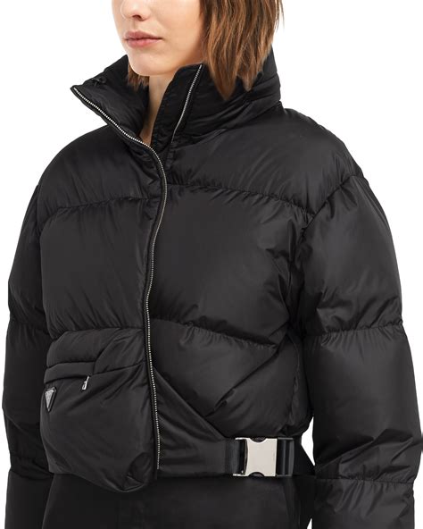 prada light re nylon puffer.